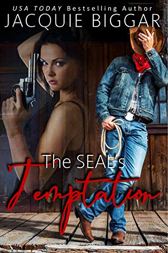 Who will Maggie choose, the handsome cowboy, or her charismatic DEA partner? The SEAL’s Temptation: A Military Second Chance Romantic Suspense Novel (Wounded Hearts Book 7) by Jacquie Biggar